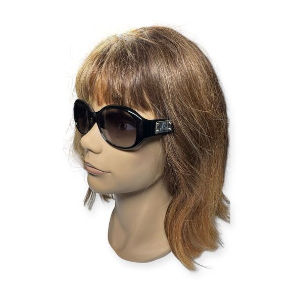 Fendi FS 5093‎ Oval Sunglasses Black 130mm VTG Rare main image 6